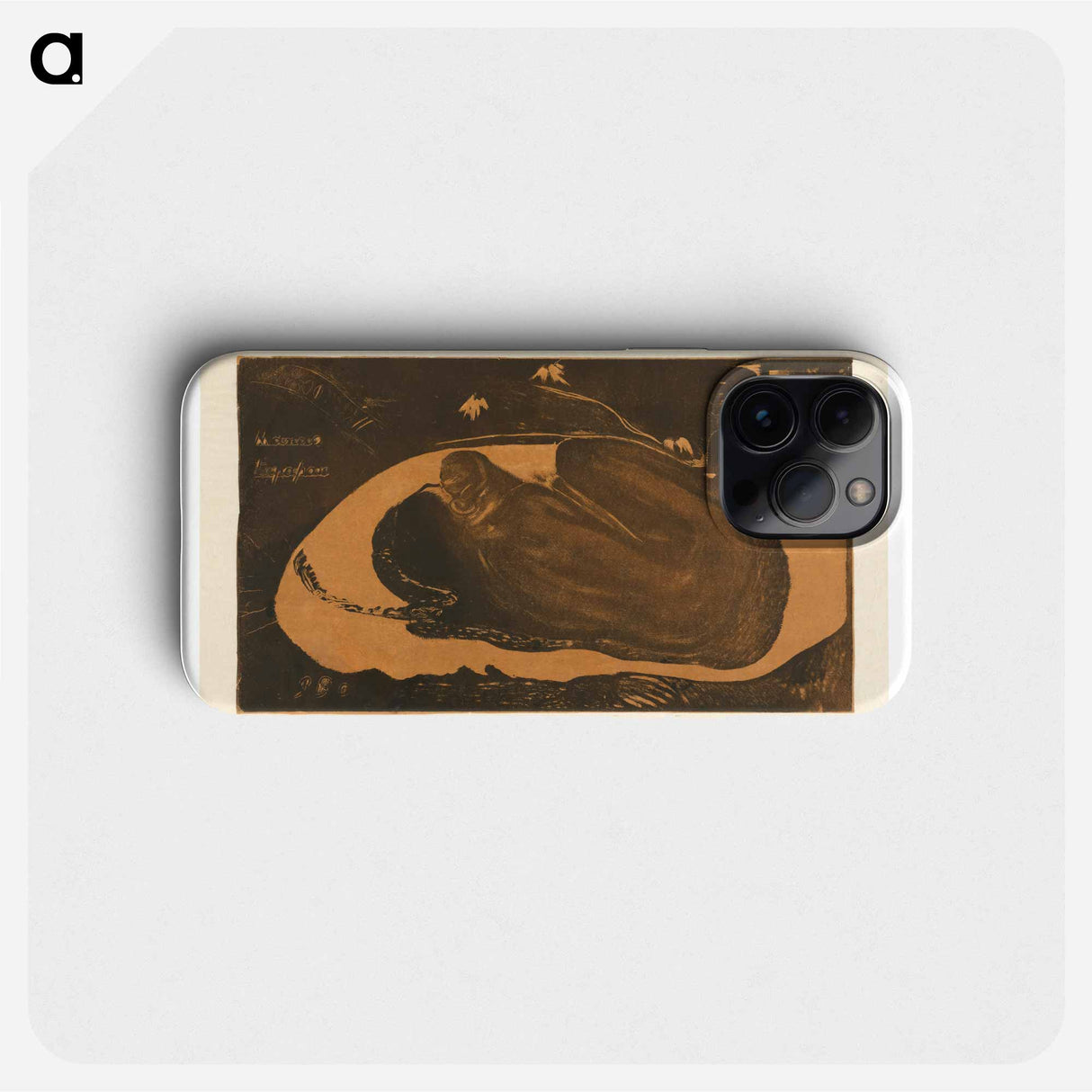 Manau tupapau (She Thinks of the Ghost or The Ghost Thinks of Her) - ポール ゴーギャン Phone Case.