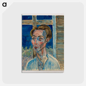 アートポストカード-Myself with a Window Frame Cross
 - セントルイス美術館 Postcard.