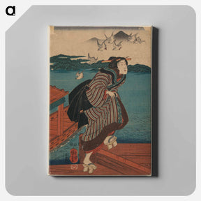 アートパネル-Sanbashi no onna - 歌川 国芳 Canvas.