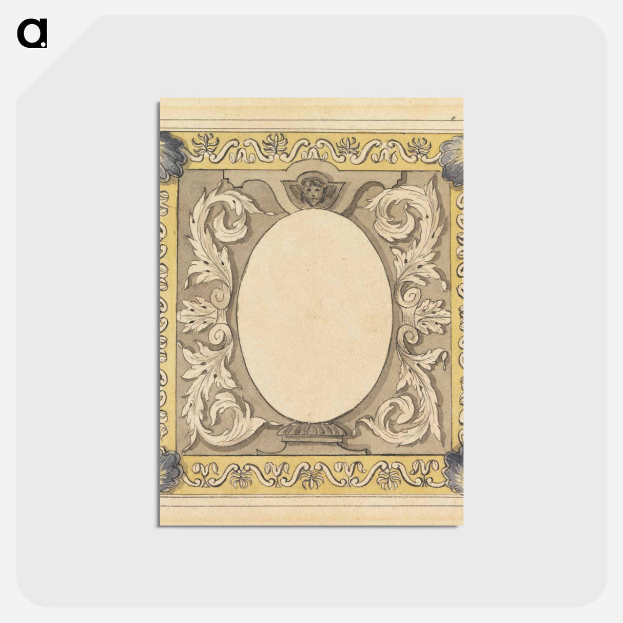 アートポストカード-Five Ceiling Designs
 - イェール大学アートギャラリー Postcard.