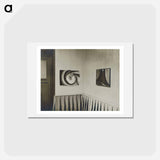 アートポストカード-Room to Right - Facing door - アルフレッド スティーグリッツ Postcard.