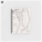 Map to the sketches in Egypt and Nubia - アンティーク地図 Memo.