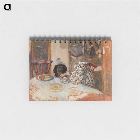 アートメモ帳-Woman and Dog at Table
 - バーンズ・コレクション Memo.