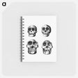 アートメモ帳-Skull from Voyages and Adventures in Equatorial Africa
 - 大英図書館 Memo.