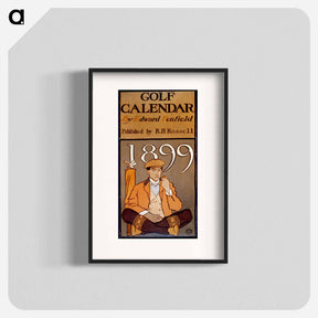 アートポスター-Golf Calendar - エドワード ペンフィールド Poster.