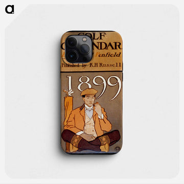 Golf Calendar - エドワード ペンフィールド Phone Case.