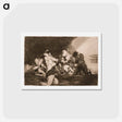 アートポストカード-Ei kestä katsoa - フランシスコ デ ゴヤ Postcard.