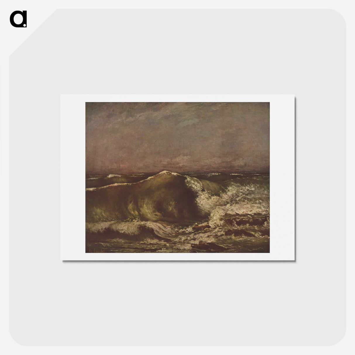 3-17_Gustave-Courbet_hagaki