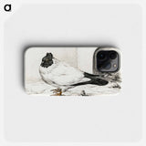 Pigeon and a nest with an egg - Jean Bernard Phone Case.
