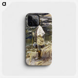 Angling in British Art Through Five Centuries - ジョン シンガー サージェント Phone Case.