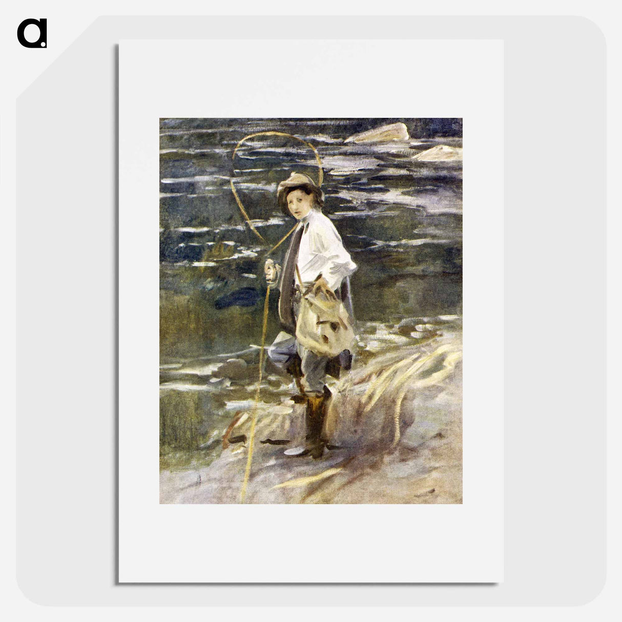 Angling in British Art Through Five Centuries - John Singer Sargent Poster.