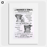 アートポスター-Wash Down and "Wash-Out" Closets
 - 国立医学図書館 Poster.