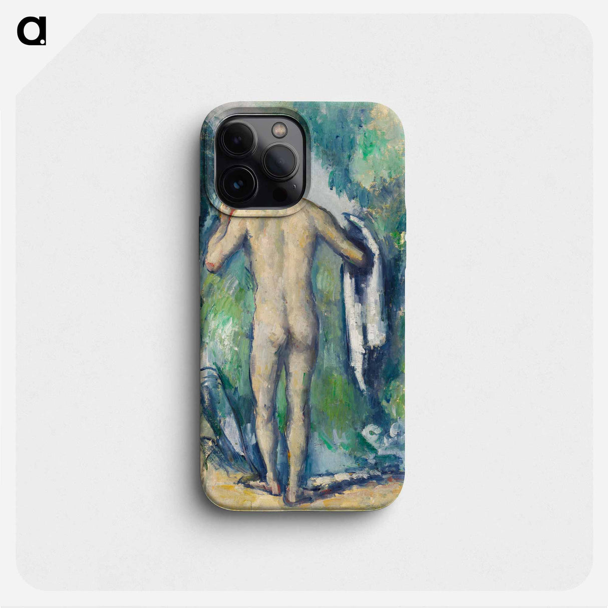 Standing Bather, Seen from the Back - ポール セザンヌ Phone Case.