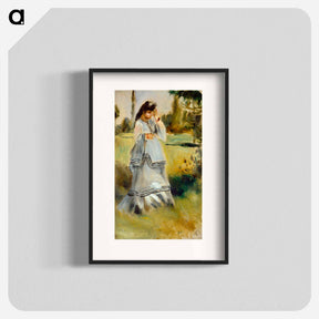 アートポスター-Woman in a Park - ピエール オーギュスト ルノワール Poster.