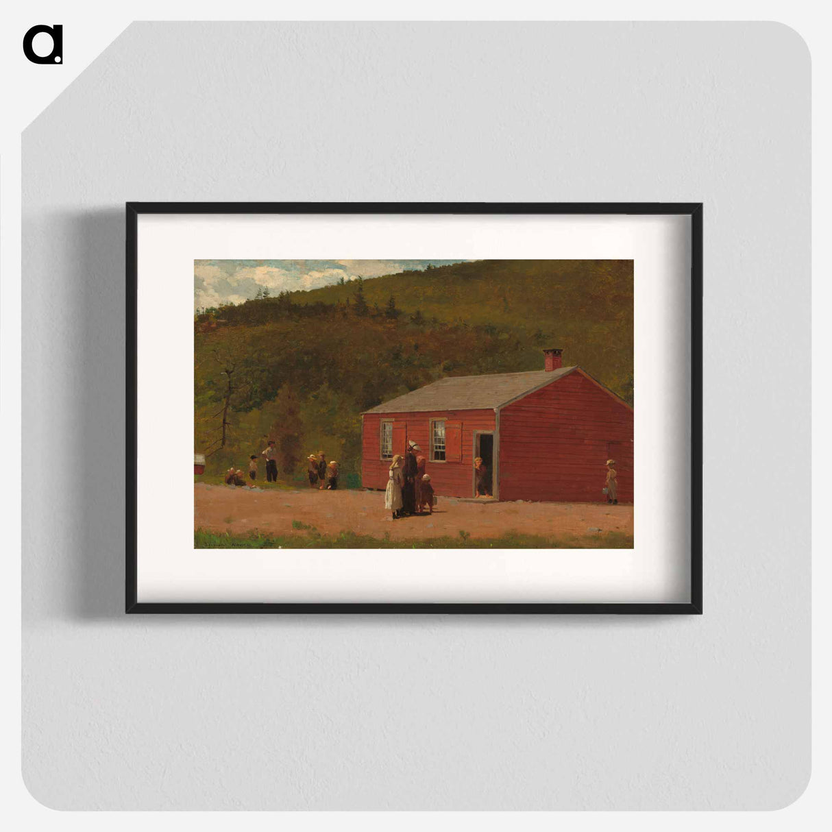 School Time - Winslow Homer Poster.