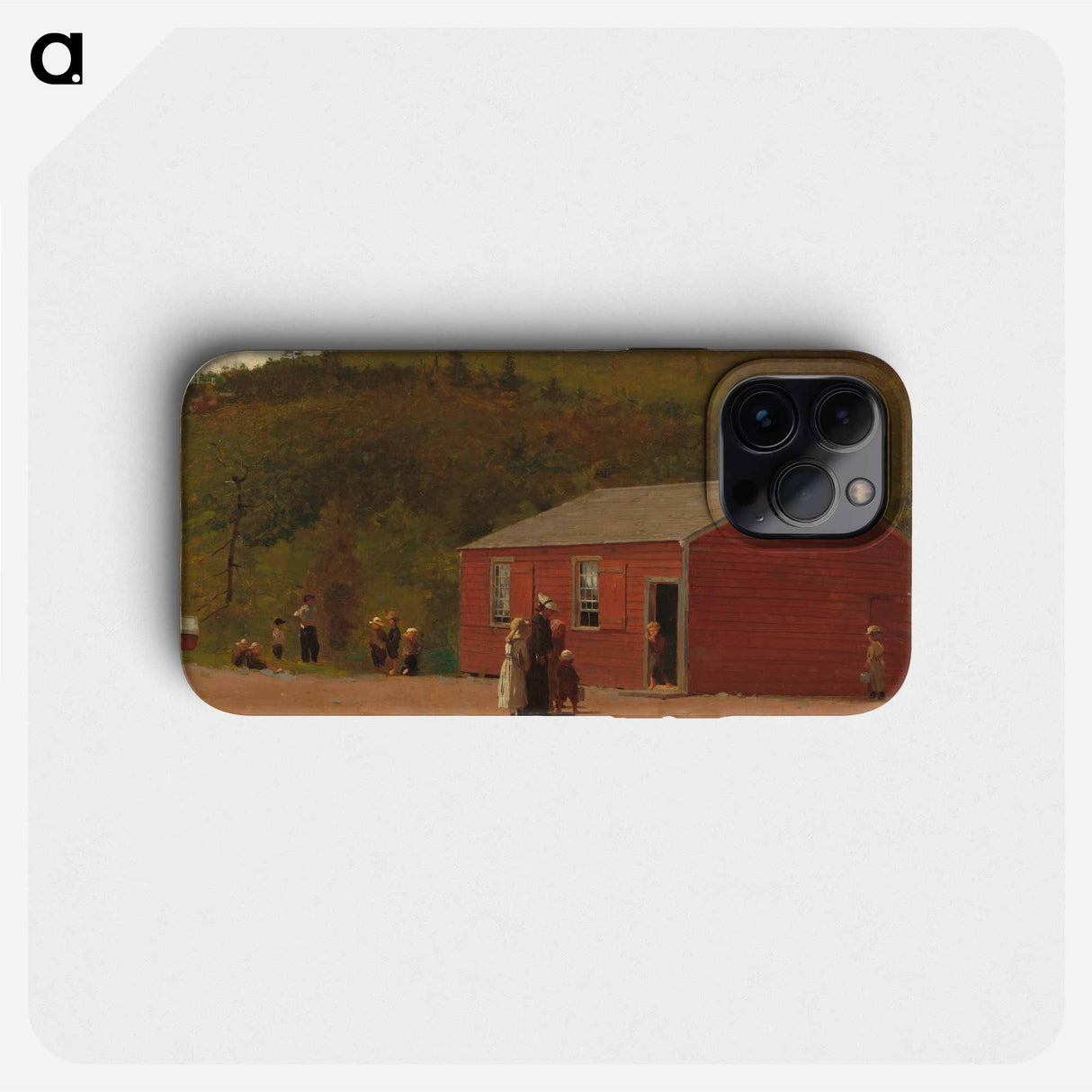 School Time - Winslow Homer Phone Case.