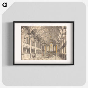 アートポスター-St. Martin-in-the-Fields, Interior
 - イェール大学アートギャラリー Poster.