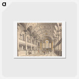 アートポストカード-St. Martin-in-the-Fields, Interior
 - イェール大学アートギャラリー Postcard.