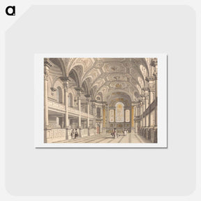 アートポストカード-St. Martin-in-the-Fields, Interior
 - イェール大学アートギャラリー Postcard.