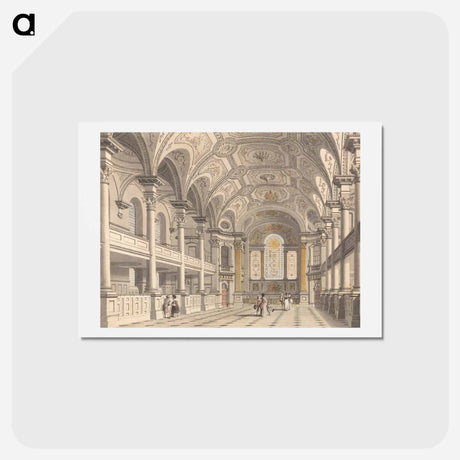 アートポストカード-St. Martin-in-the-Fields, Interior
 - イェール大学アートギャラリー Postcard.