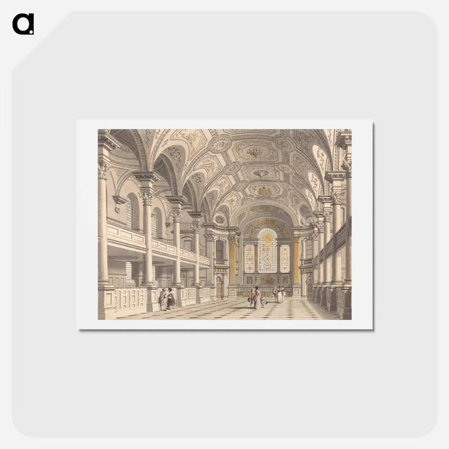 アートポストカード-St. Martin-in-the-Fields, Interior
 - イェール大学アートギャラリー Postcard.