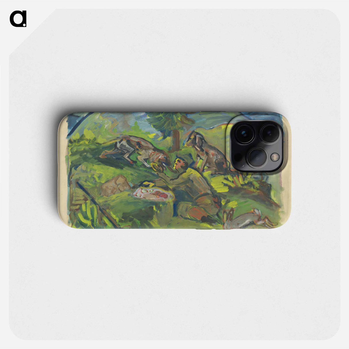 Hunting motif - アーノルド ピーター ワイズ クビンチャン Phone Case.