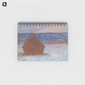アートメモ帳-Stack of Wheat - クロード モネ Memo.