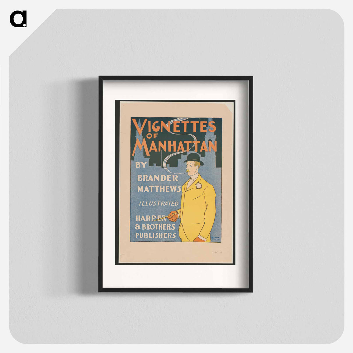 Vignettes of Manhattan - Edward Penfield Poster.