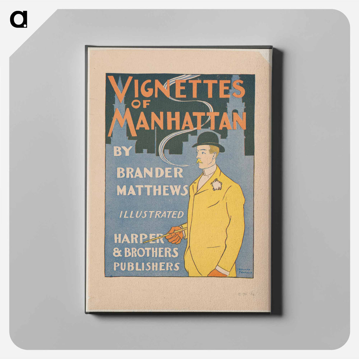 アートパネル-Vignettes of Manhattan - エドワード ペンフィールド Canvas.