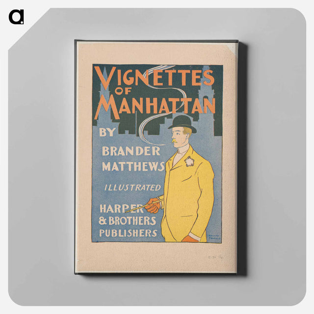 アートパネル-Vignettes of Manhattan - エドワード ペンフィールド Canvas.