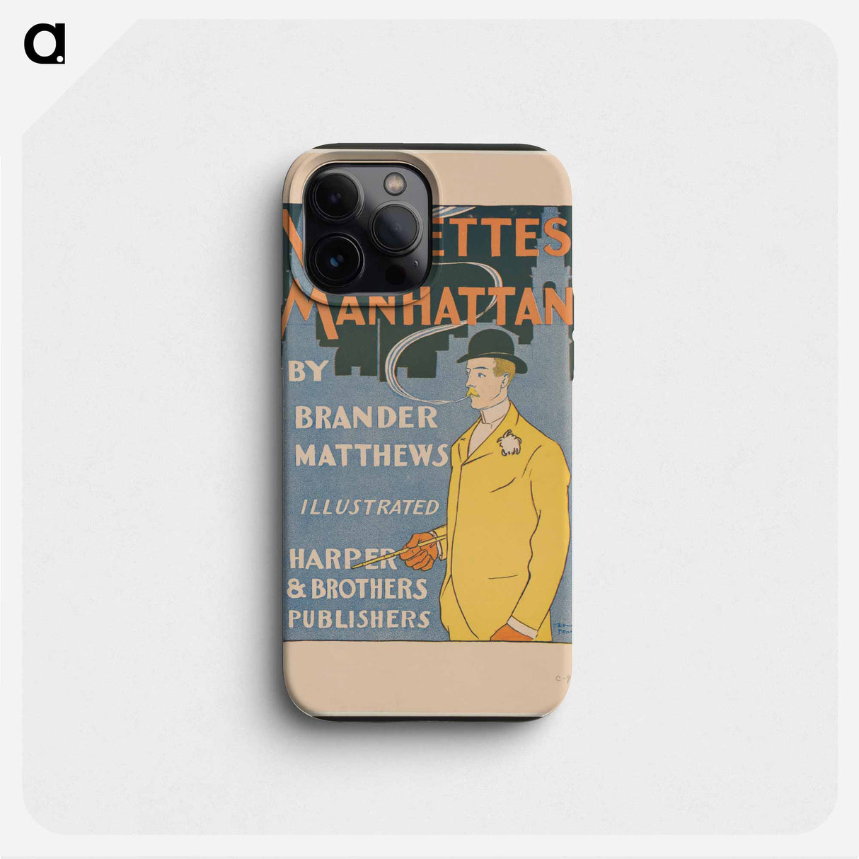 Vignettes of Manhattan - エドワード ペンフィールド Phone Case.