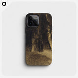 Sketch of Trees - Odilon Redon Phone Case.