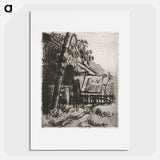 アートポスター-Landscape in Auvers - ポール セザンヌ Poster.