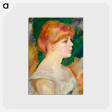 アートポストカード-Suzanne Valadon - ピエール オーギュスト ルノワール Postcard.