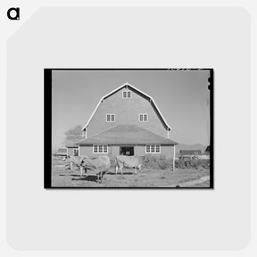 アートポストカード-Tillamook Dairy Barn
 - ラッセル リー Postcard.