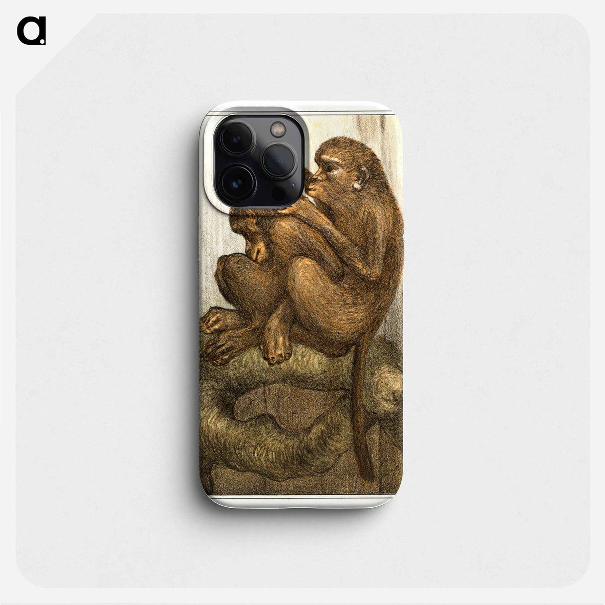 Vlooiende apen - Theo van Hoytema Phone Case.