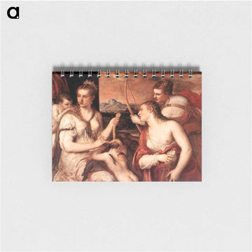 Venus Blindfolding Cupid - ティツィアーノ ヴェチェッリオ Memo.