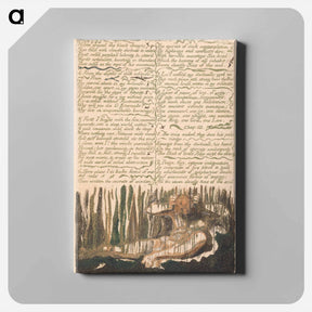 アートパネル-The First Book of Urizen, Plate 4 - ウィリアム ブレイク Canvas.