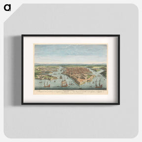 アートポスター-A Perspective View of the Town and Fortifications of Malta
 - イェール大学アートギャラリー Poster.