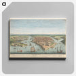 アートパネル-A Perspective View of the Town and Fortifications of Malta
 - イェール大学アートギャラリー Canvas.