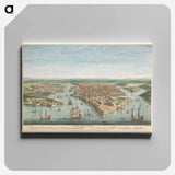 アートパネル-A Perspective View of the Town and Fortifications of Malta
 - イェール大学アートギャラリー Canvas.
