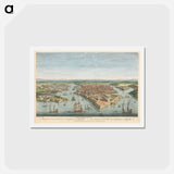 アートポストカード-A Perspective View of the Town and Fortifications of Malta
 - イェール大学アートギャラリー Postcard.