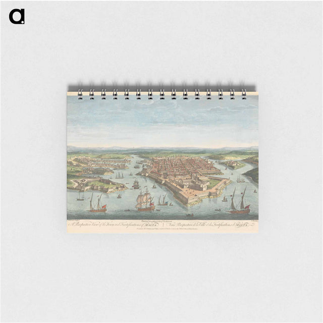 アートメモ帳-A Perspective View of the Town and Fortifications of Malta
 - イェール大学アートギャラリー Memo.