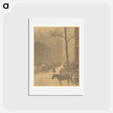 アートポストカード-The Street - アルフレッド スティーグリッツ Postcard.
