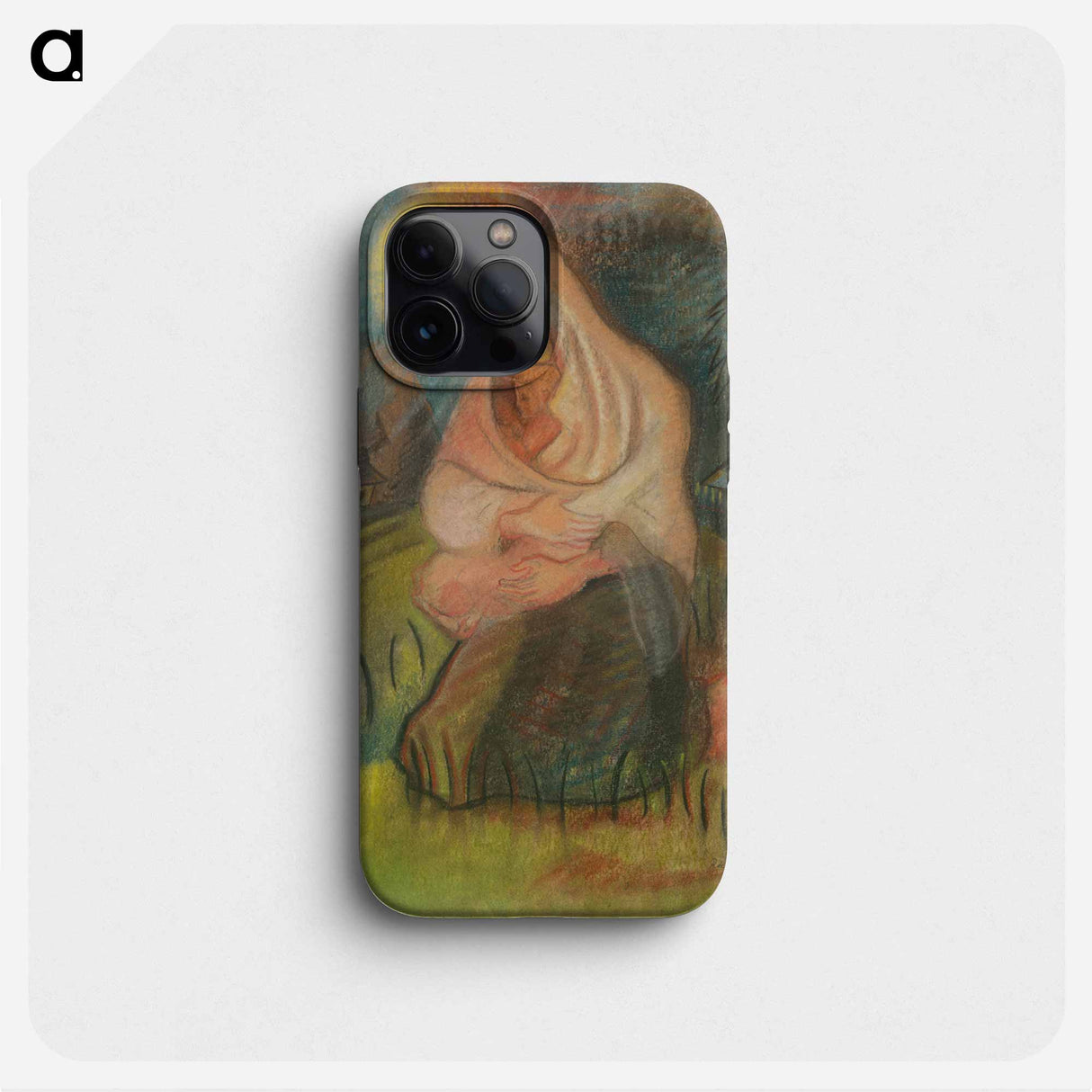 Mother with a child - アーノルド ピーター ワイズ クビンチャン Phone Case.
