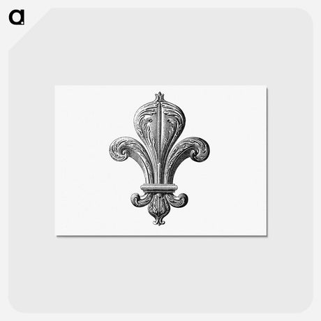 アートポストカード-Fleur de Lys of the Board Room
 - 大英図書館 Postcard.