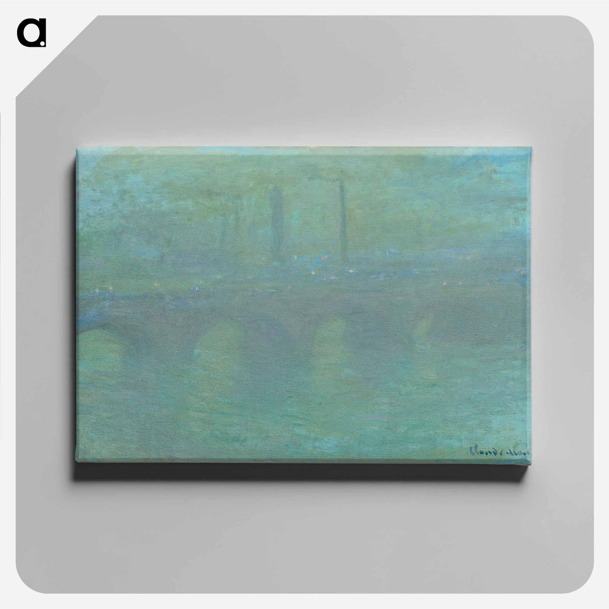 Claude Monet's Waterloo Bridge, London, at Dusk - Claude Monet Canvas.