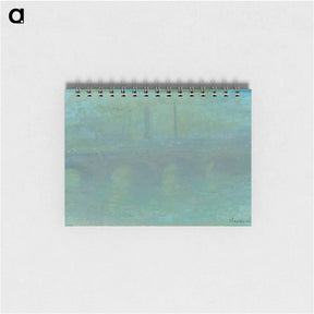 アートメモ帳-Claude Monet's Waterloo Bridge, London, at Dusk - クロード モネ Memo.