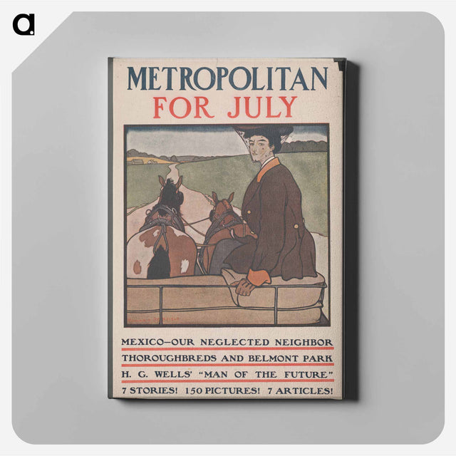 アートパネル-Metropolitan for July - エドワード ペンフィールド Canvas.