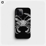 Vintage crab marine life illustration - エルンスト ヘッケル Phone Case.